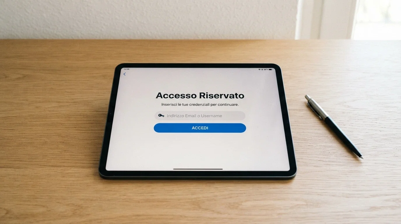 La schermata di accesso al portale del Registro Unico degli Autoesclusi con il messaggio «Accesso Riservato ai Concessionari ADM»